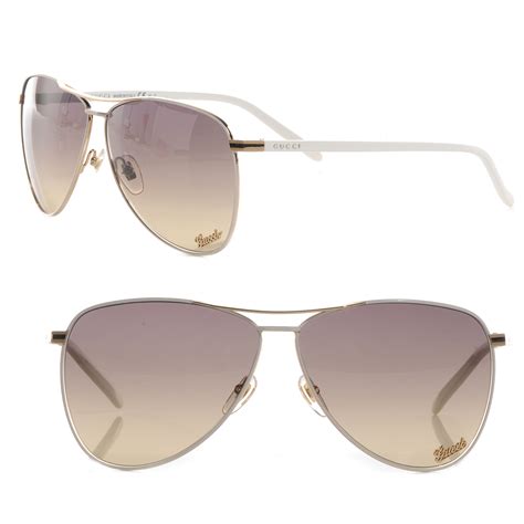 white gucci sunglasses men's|white gucci sunglasses for women.